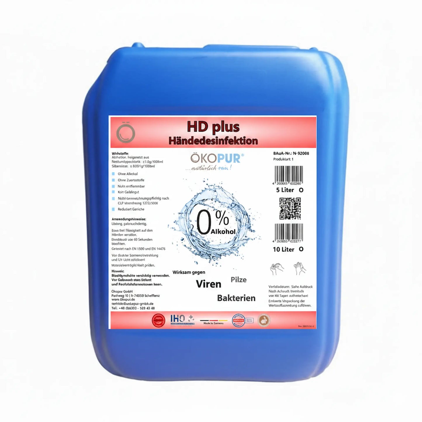 ÖKOPUR HD plus Händedesinfektion