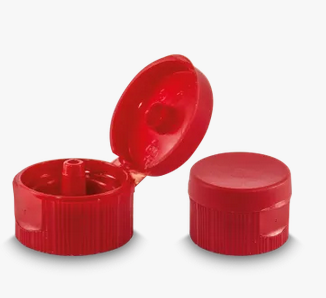 Klappscharnierverschluss Gew.  28  rot